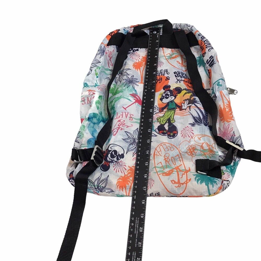 Disneyland Disney Parks Nylon Dream Big Seek Adventure Minnie Backpack - Picture 10 of 14